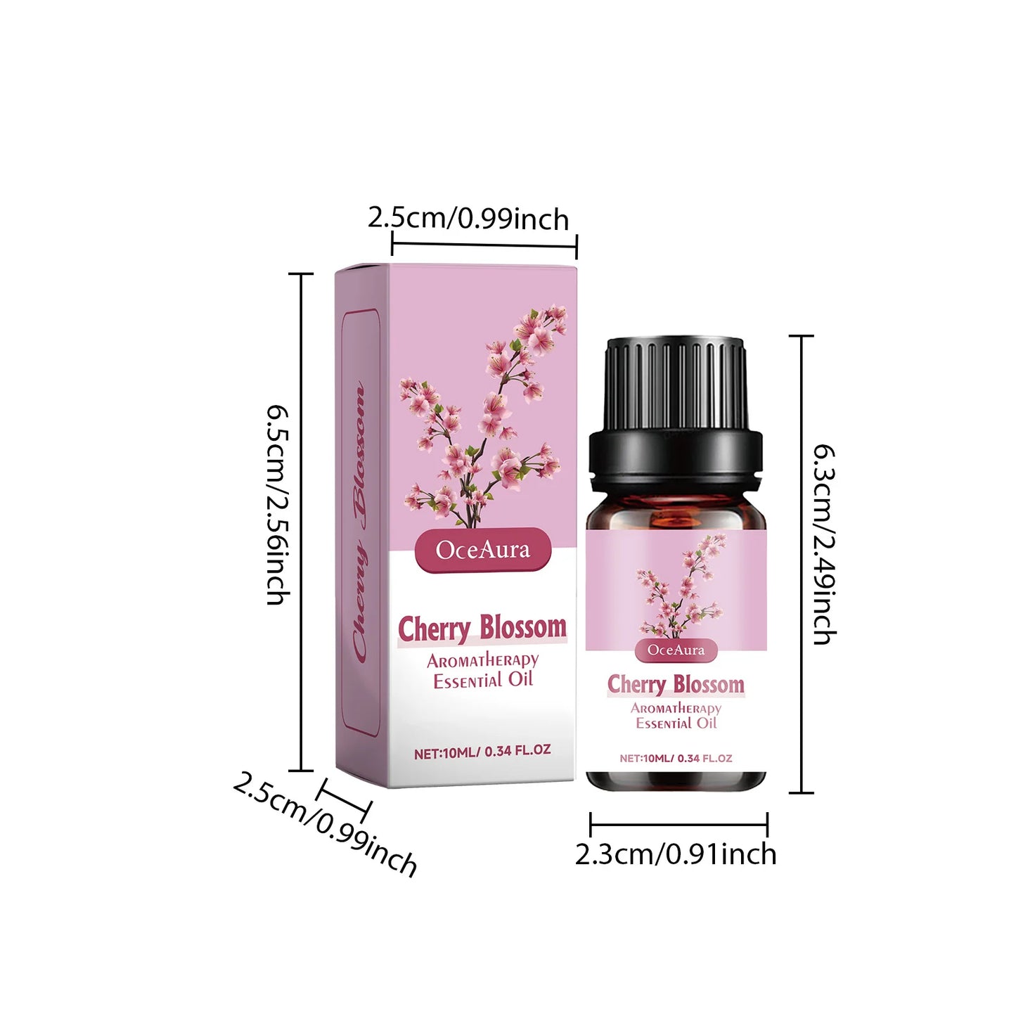 Oceaura Massage Skin Essential Oil Relax Anxiety Stress Relief Disomfort Nourishing Skin Soothing Floral Scent Essential Oil