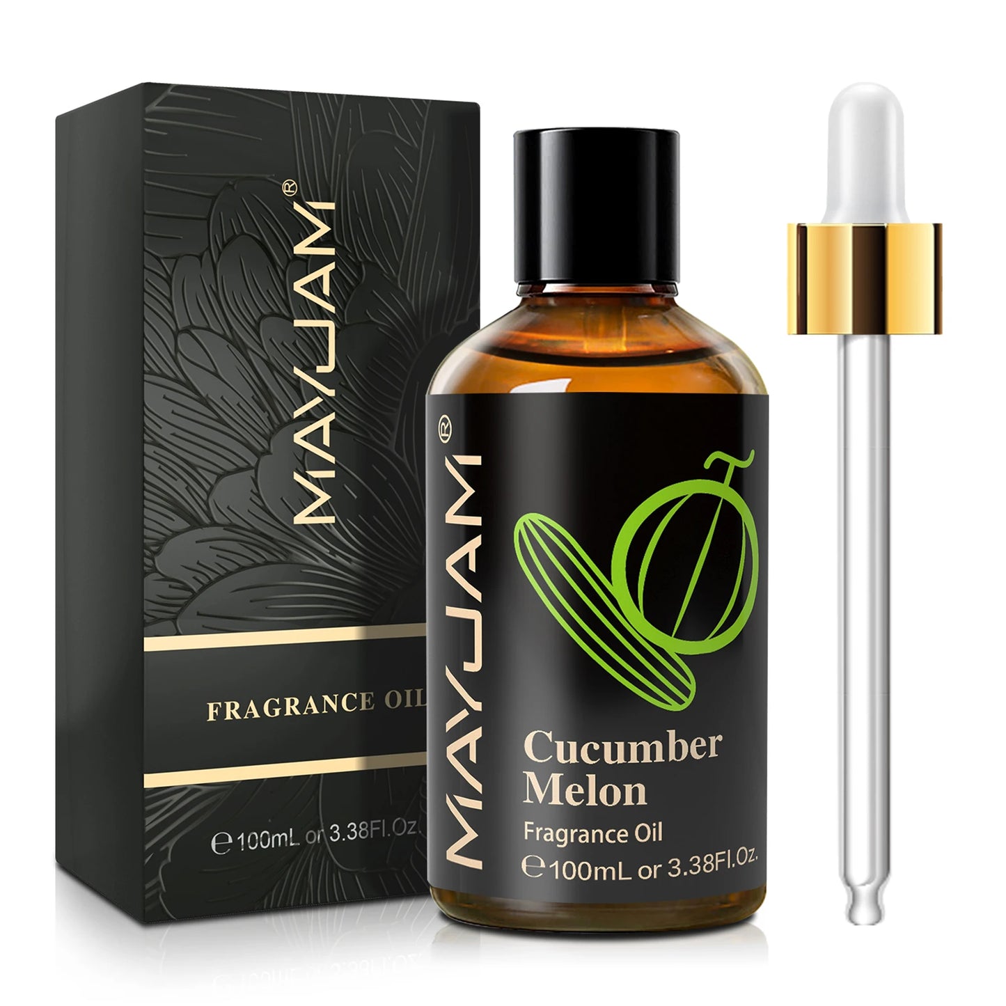 MAYJAM White Musk Baby Powder Almond Vanilla Scent Diffuser Oil,100ml Fruit Essential Oil Strawberry Watermelon Cherry Candle
