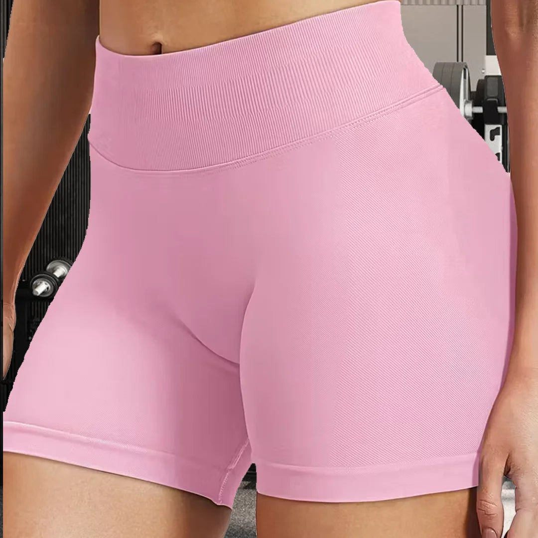 DFDK Women High Waist Yoga Shorts Scrunch Butt Lift Workout Shorts Squat Proof Fitness Gym Running Sports Push Up Athletic Leggi